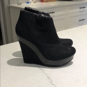 Wedge booties
